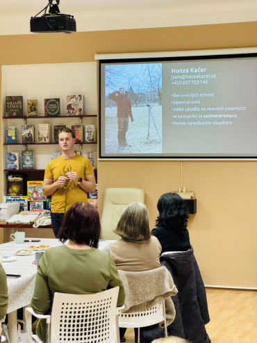 Sadař a lektor Honza Kačer 