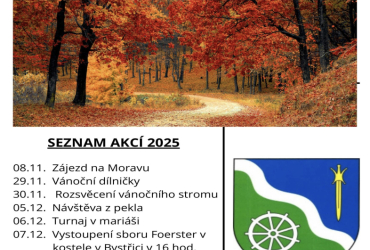 Seznam akcí 2025