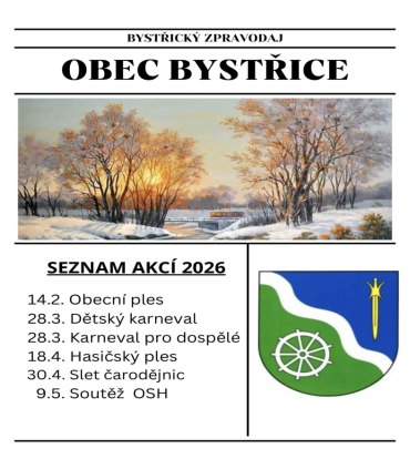 Seznam akcí 2026