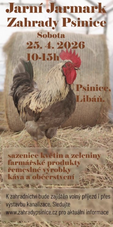 Jarní Jarmark - Zahrady Psinice 