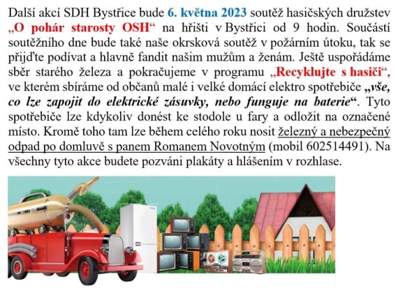 O pohár starosty OSH