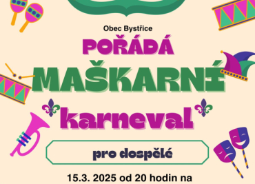 Maškarní karneval pro dospělé 