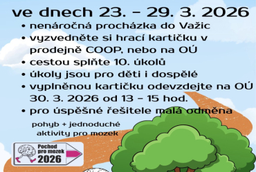 Pochod pro mozek - procházka do Važic