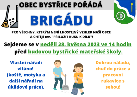 Brigáda – úklid obce 