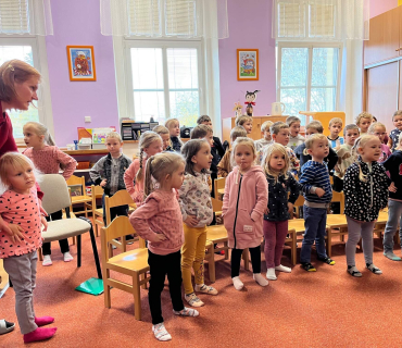 Divadelní představení v MŠ Veliš