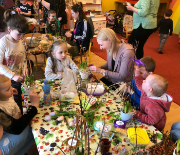 Velikonoční tvoření s rodiči v naší mš