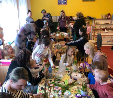 Velikonoční tvoření s rodiči v naší mš