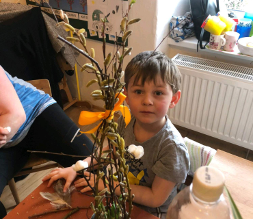 Velikonoční tvoření s rodiči v naší mš