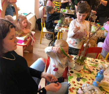 Velikonoční tvoření s rodiči v naší mš