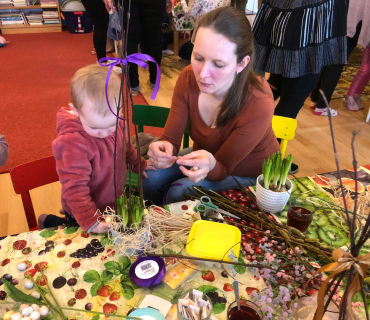 Velikonoční tvoření s rodiči v naší mš