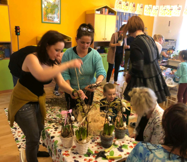 Velikonoční tvoření s rodiči v naší mš