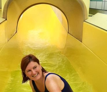 Plavání s tobogánem