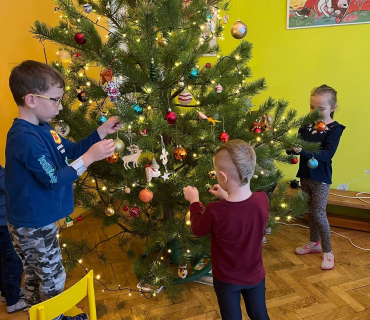 Vánoční stromeček - zdobení