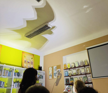 Žárovka objevuje Bystřici - čtení s Andreou Popprovou