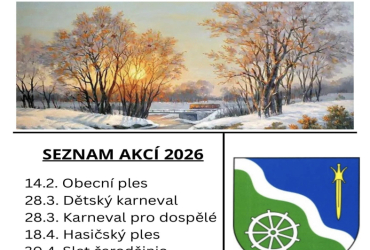 Seznam akcí 2026